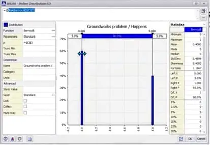 Choosing a pre-set statistical distribution in @RISK