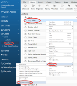 how to do literature review in nvivo