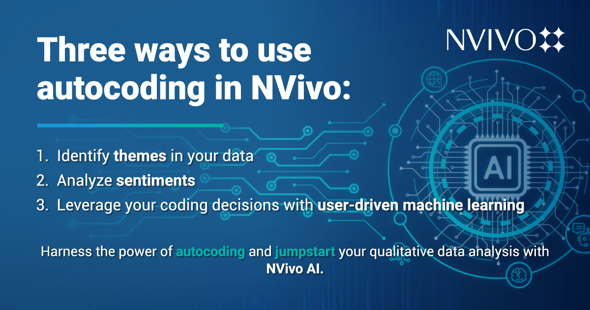 ways to autocode in NVivo