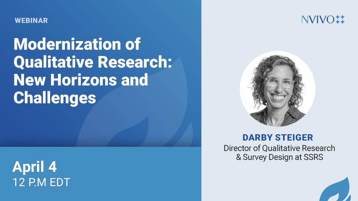 Modernization of Qualitative Research: New Horizons and Challenges