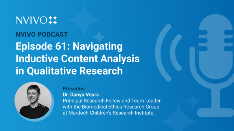 Episode 61: Navigating Inductive Content Analysis in Qualitative Research