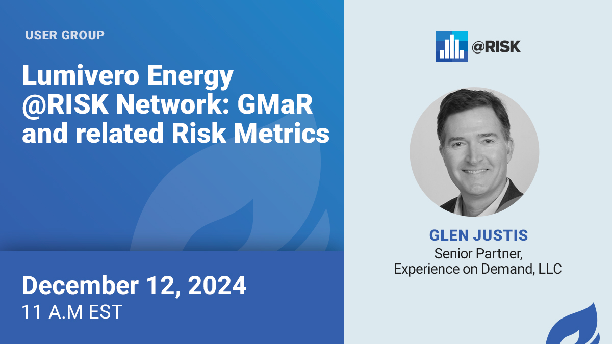 lumivero energy risk network gmar and related risks user group