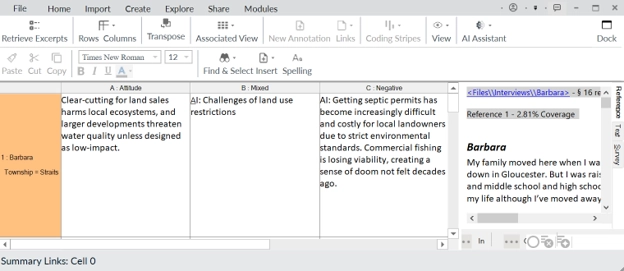 How to run framework analysis in NVivo (the Framework Matrix)